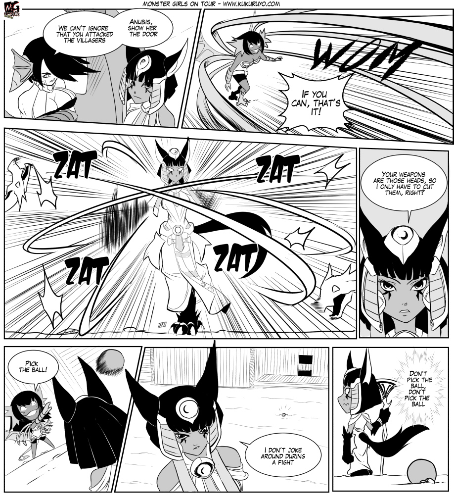 Monster girls on tour - Episode 84, Page 1: Page 084